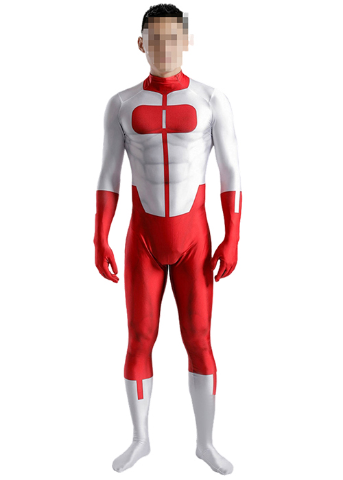 Invincible Costume Cosplay Omni-Man Nolan Grayson Bodysuit for Adult Kid