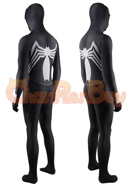 Symbiote Spiderman Costume Cosplay Venom: Let There Be Carnage Bodysuit for Adult Kid