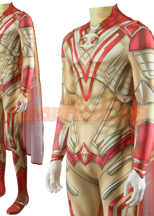Guardians of the Galaxy Vol. 3 Adam Warlock Costume Cosplay Bodysuit for Adult Kid