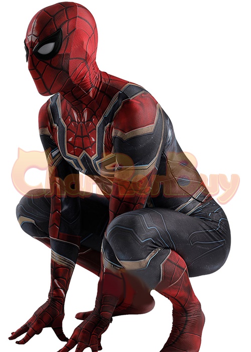 New Avengers Infinity War Costume Cosplay Iron Spider Bodysuit Ver.3 for Adult Kid