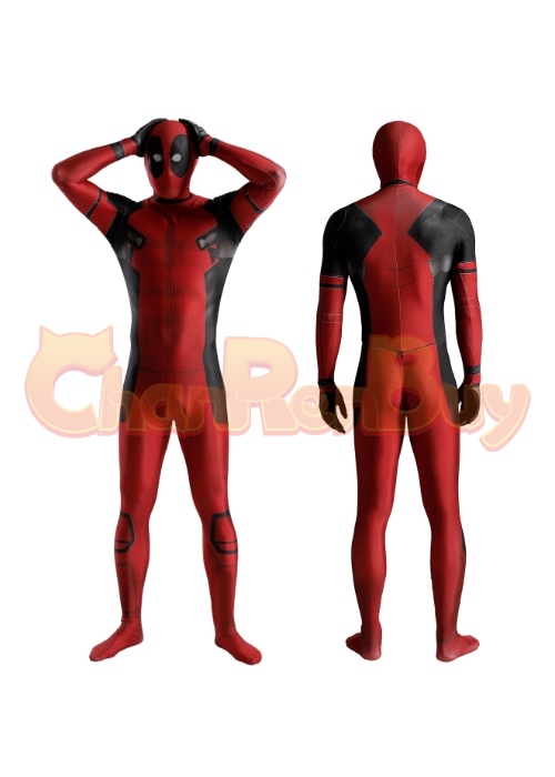 Deadpool Costume Cosplay Bodysuit for Adult Kid with Mask