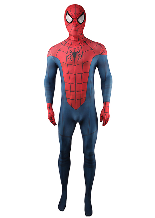 Spider-Man PS5 Spiderman Costume Cosplay Bodysuit for Adult Kid Ver.5