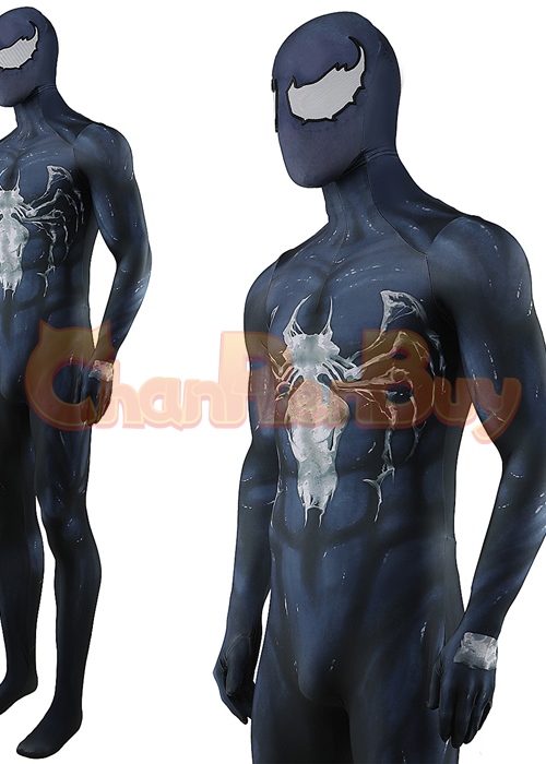 Marvel's Spider-man 2 Spider-man Venom Costume Cosplay Bodysuit for Adult Kid