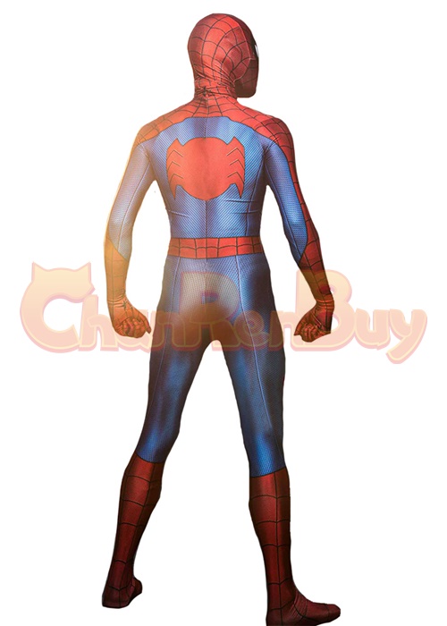 Ultimate Spider-Man Costume Cosplay Peter Parker Bodysuit for Adult Kid