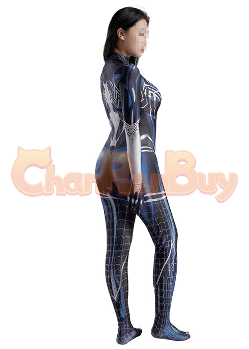 Spider-Man Venom Costume Cosplay Venom Symbioted Bodysuit for Adult Kid