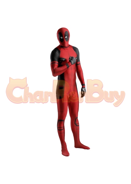 Deadpool Costume Cosplay Bodysuit for Adult Kid with Mask