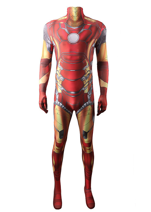 Iron Man Costume Cosplay Tony Stark Bodysuit For Adult Kid