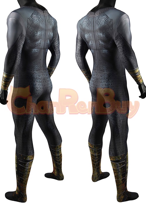 Black Adam Costume Cosplay Bodysuit Ver. 5 For Adult Kid