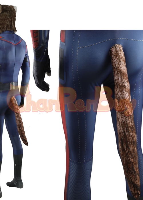 Guardians of the Galaxy Vol. 3 Rocky Costume Cosplay Bodysuit for Adult Kid