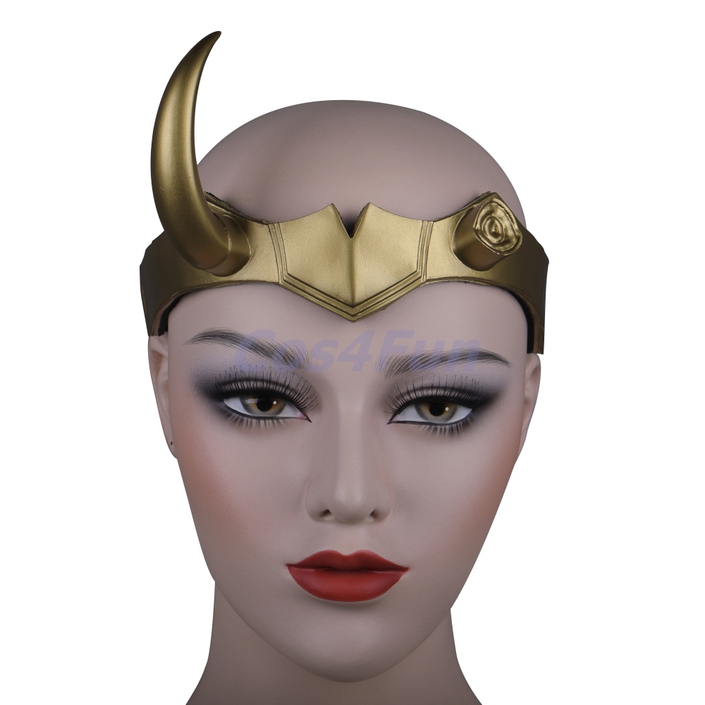 Lady Loki Sylvie Costume Cosplay Suit Boots Outfit