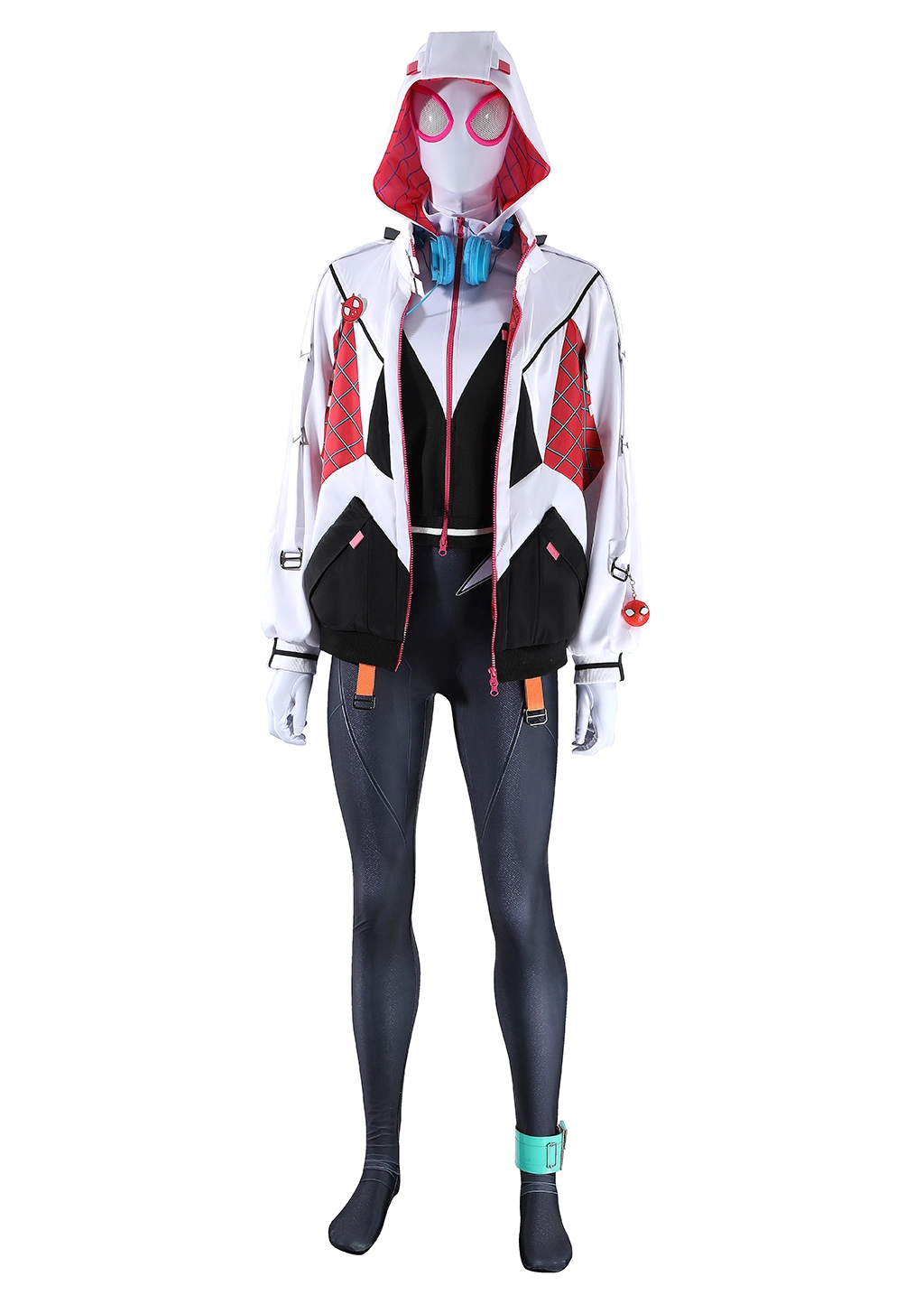 Gwen Costume All New Spider Superhero Gwen The Ghost Spider Suit Cosplay