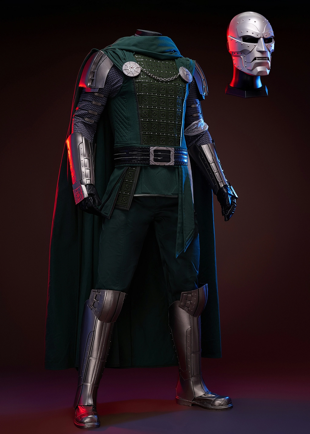 Doctor Doom Costume Avengers: Doomsday Suit Cosplay Top Level Ver.1
