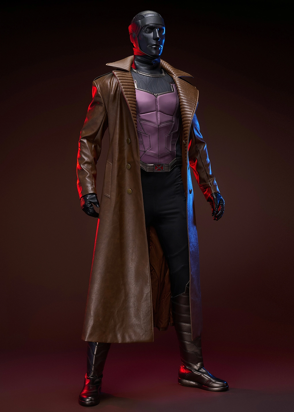 Gambit Costume Avengers: Doomsday Suit Cosplay Top Level