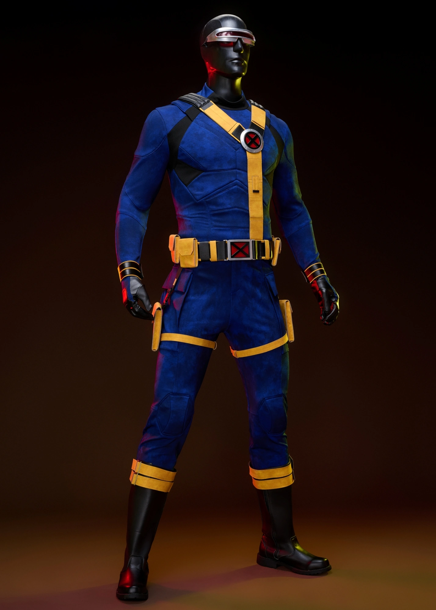 Cyclops Costume Avengers Doomsday Scott Summers Suit Cosplay