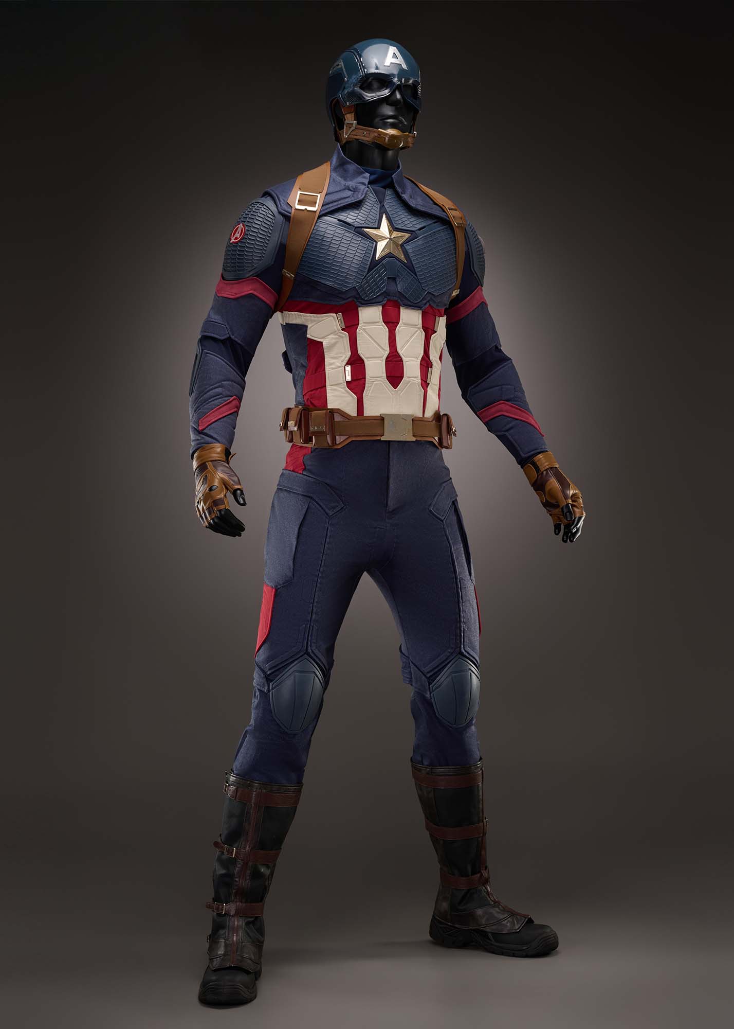 Captain America Costume Avengers Endgame Suit Cosplay Upgrade Ver
