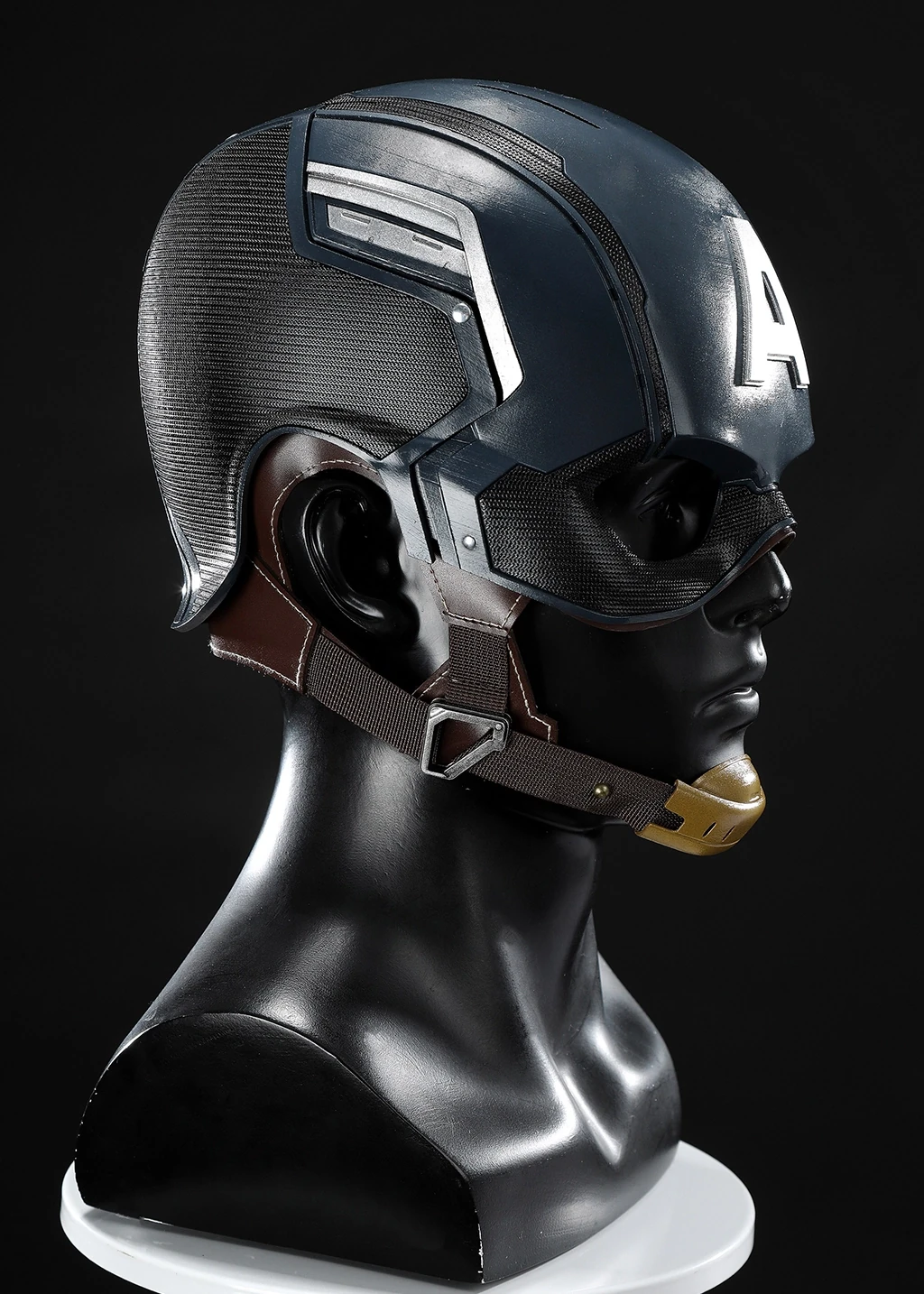 Captain America Mask Avengers: Endgame Steven Rogers Cosplay Helmet Top Level