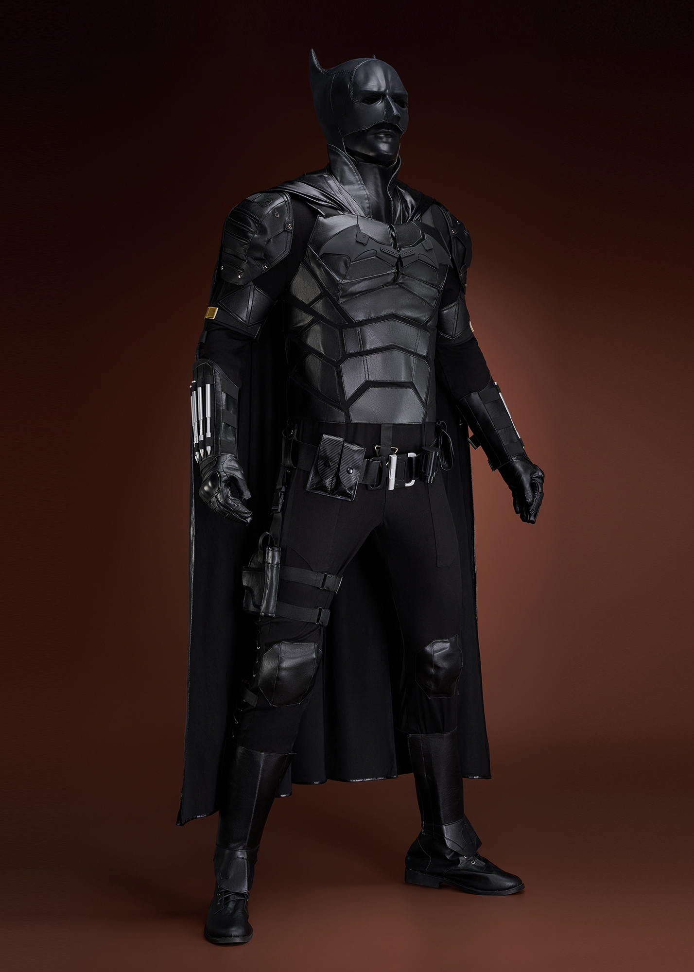 Superhero Bat Style Man Costume Bruce Wayne Suit Cosplay-Chaorenbuy, image size:1428x2000