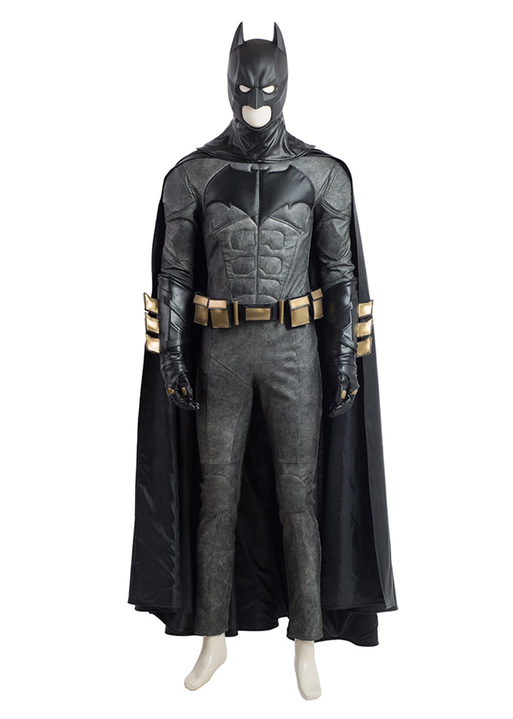 Bat Style Man Costume Bruce Wayne Cosplay Suit with Cloak