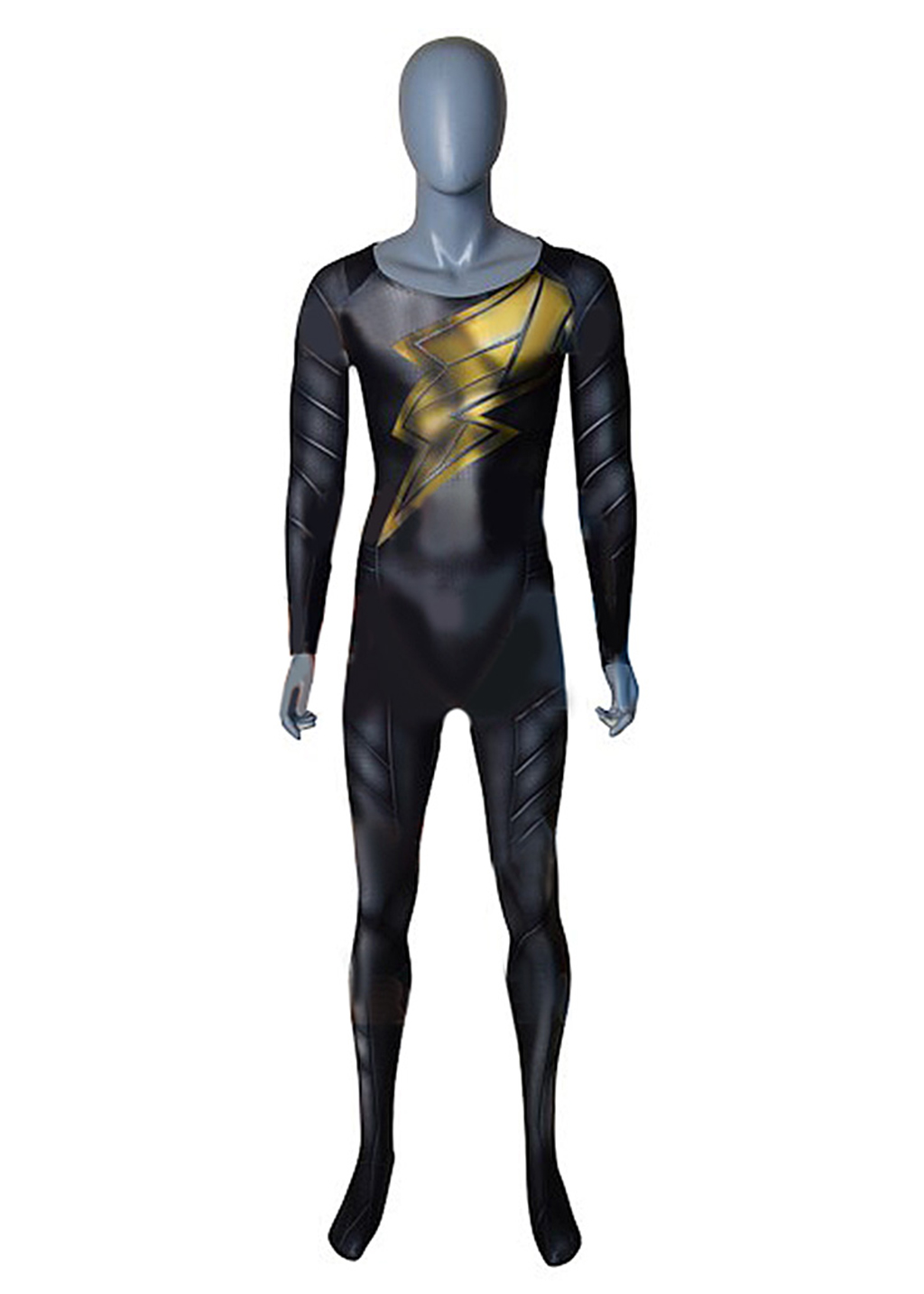 Black Adam Costume Bodysuit Cosplay for Adult Kids Ver.1