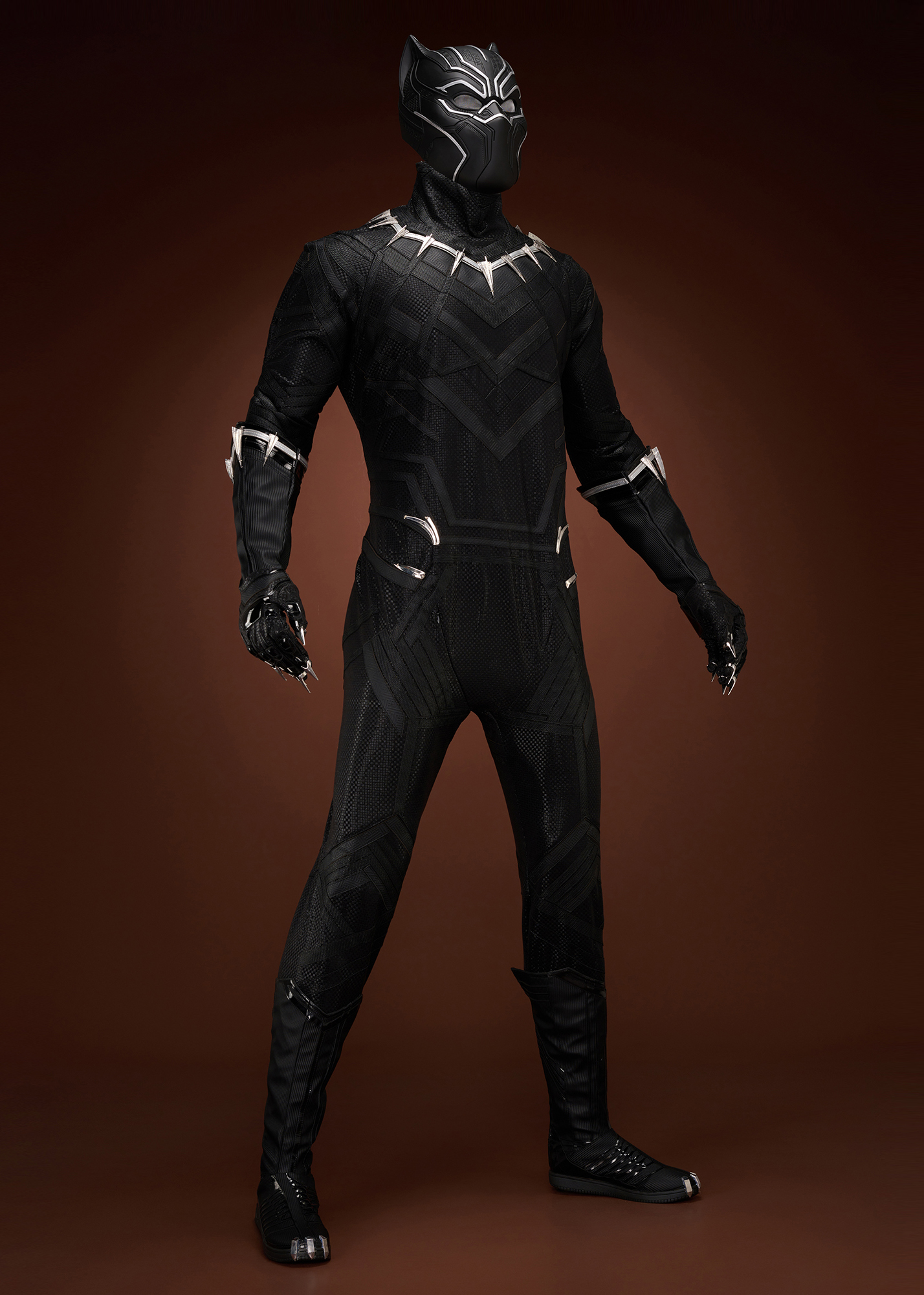 Black Panther Costume T'Challa Suit Cosplay Top Level