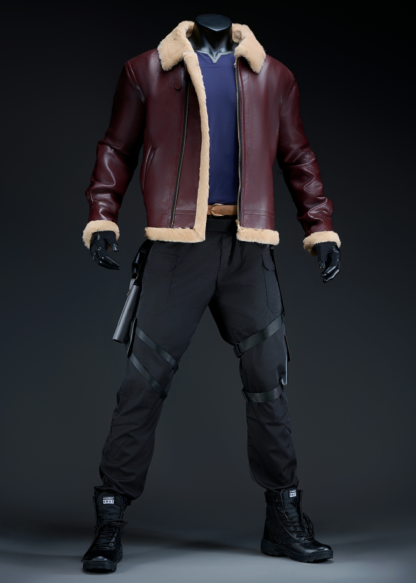 Leon Scott Kennedy Costume Resident Evil 4 Remake Suit Cosplay Ver.2