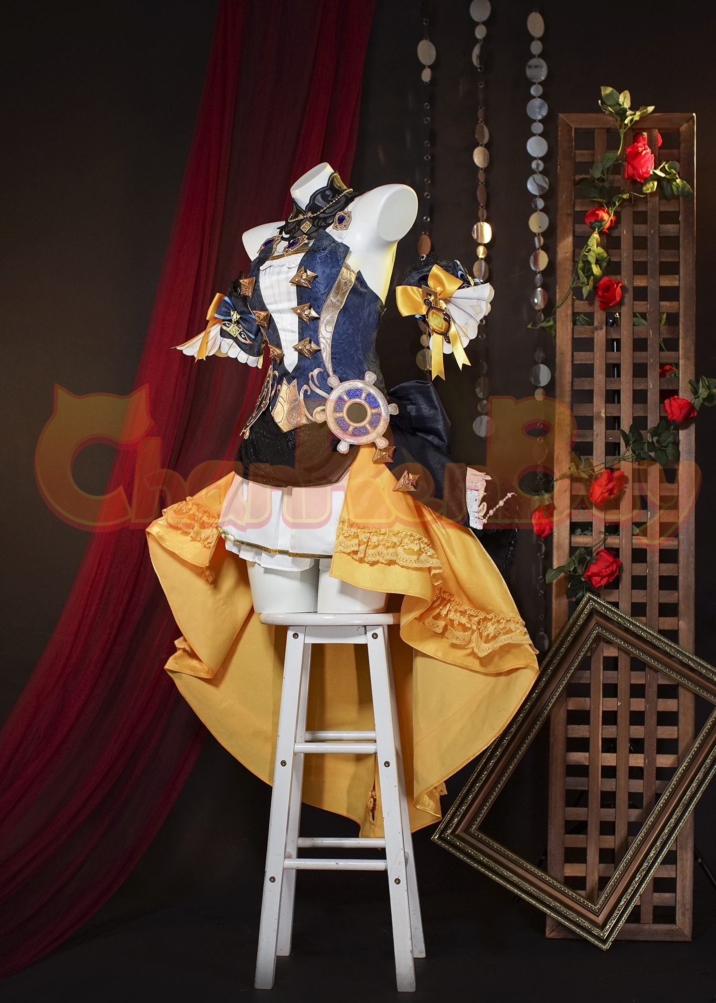 Genshin Impact Navia Costume Cosplay Suit