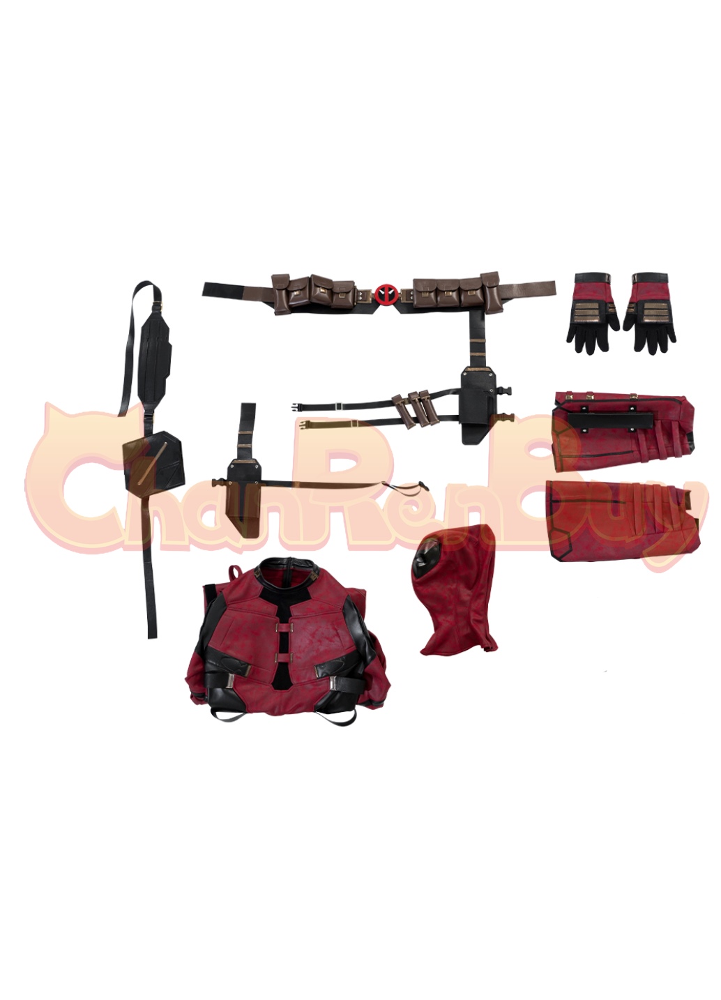Wade Wilson Costume Cosplay Deadpool 3 Ver.2 Suit Outfit