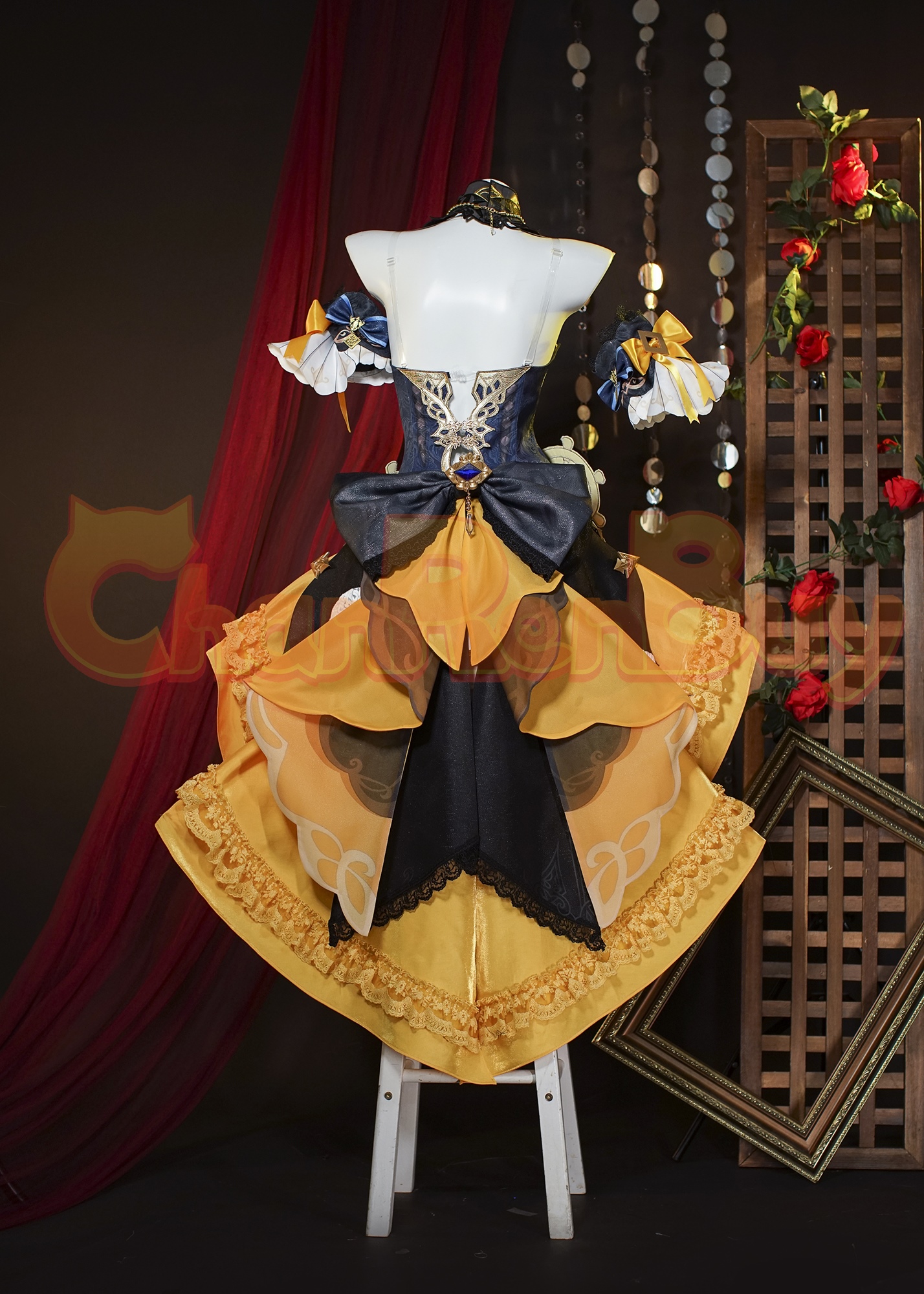 Genshin Impact Navia Costume Cosplay Suit