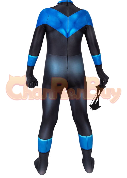 Nightwing Costume Bodysuit Cosplay Suit for Kids