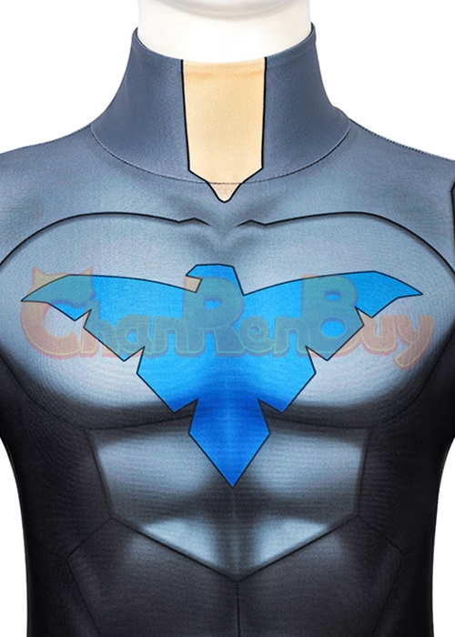 Nightwing Costume Bodysuit Cosplay Suit Kids Size