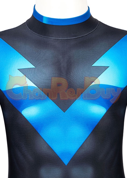 Nightwing Costume Bodysuit Cosplay Suit for Kids