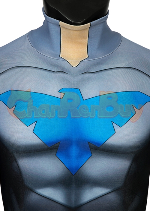 Nightwing Costume Bodysuit Cosplay Suit for Adult