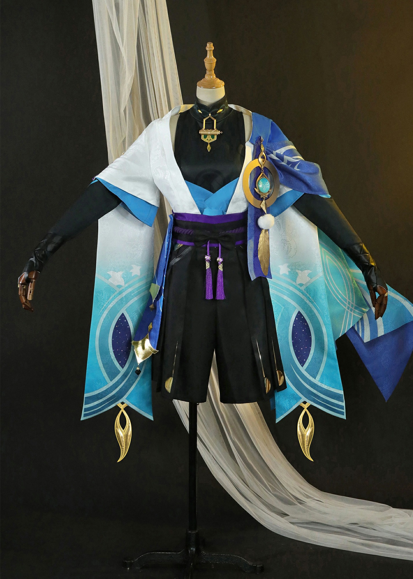 Wanderer Scaramouche Costume Genshin Impact Cosplay Suit Ver. 2