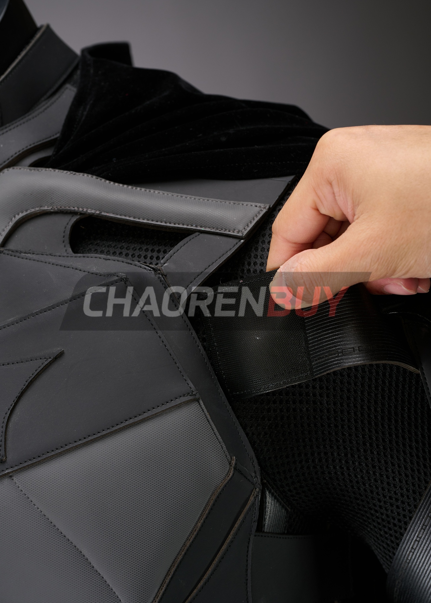 Superhero Bat Style Man Costume Bruce Wayne Suit Cosplay Top Level