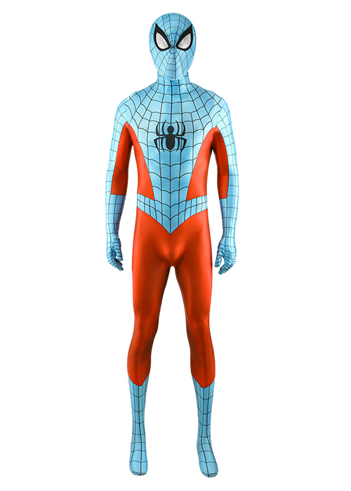 Web-man Costume Cosplay Marvel's Spider-Man Remastered Bodysuit for Adult Kid