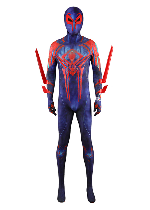 Spider-Man 2099 Costume Cosplay Bodysuit for Adult Kid Ver.8