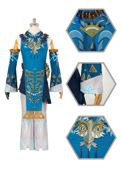 Link Frostbite Shirt Costume The Legend of Zelda: Tears of the Kingdom Cosplay Suit