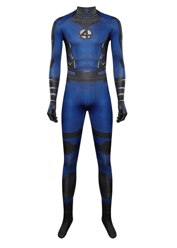Fantastic Four Costume Mister Fantastic Bodysuit Cosplay