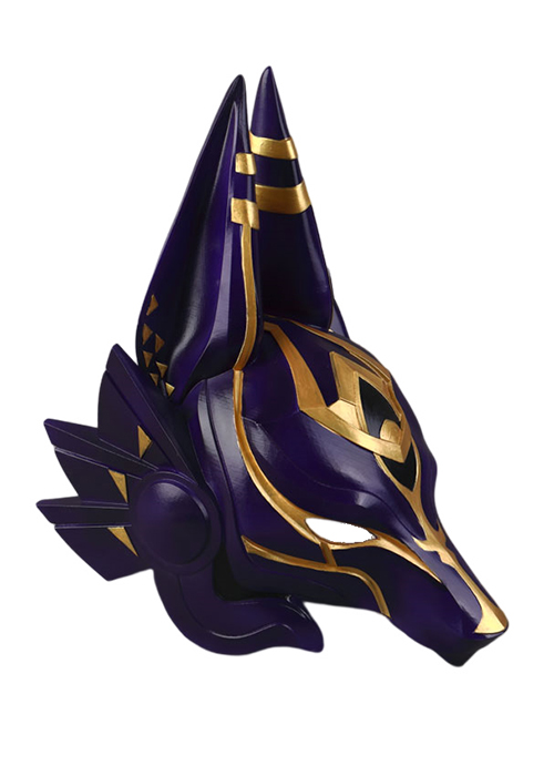 Genshin Impact Mask Cyno Headgear Cosplay Purple Ver