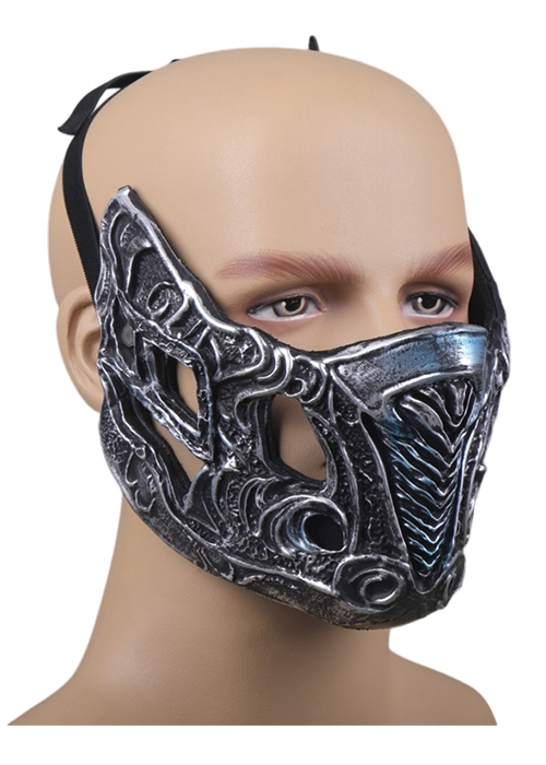 Mortal Kombat Mask Sub-Zero Headgear Cosplay