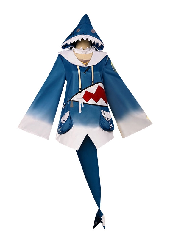 Gauru Gura Costume Hololive Suit Cosplay