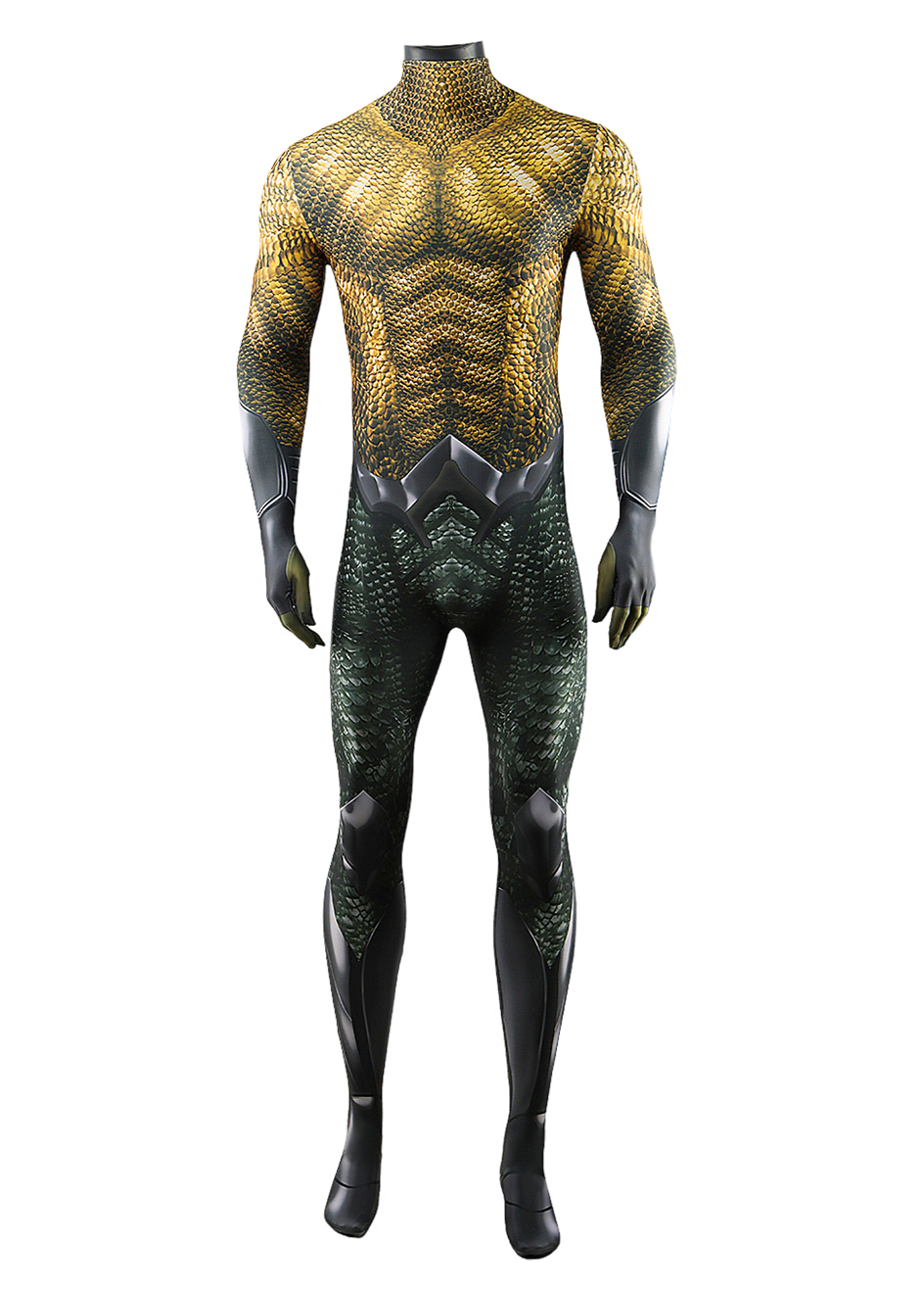 Justice League Costume Bodysuit Arthur Curry Cosplay for Adult Kid