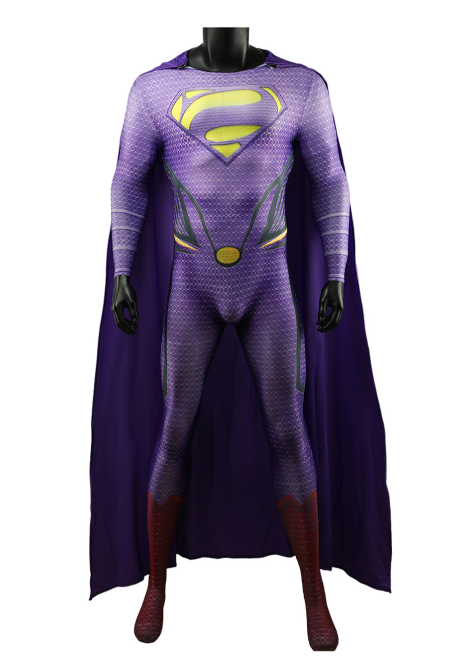 Superman Costume Bodysuit Bizarro Cosplay for Adult Kid
