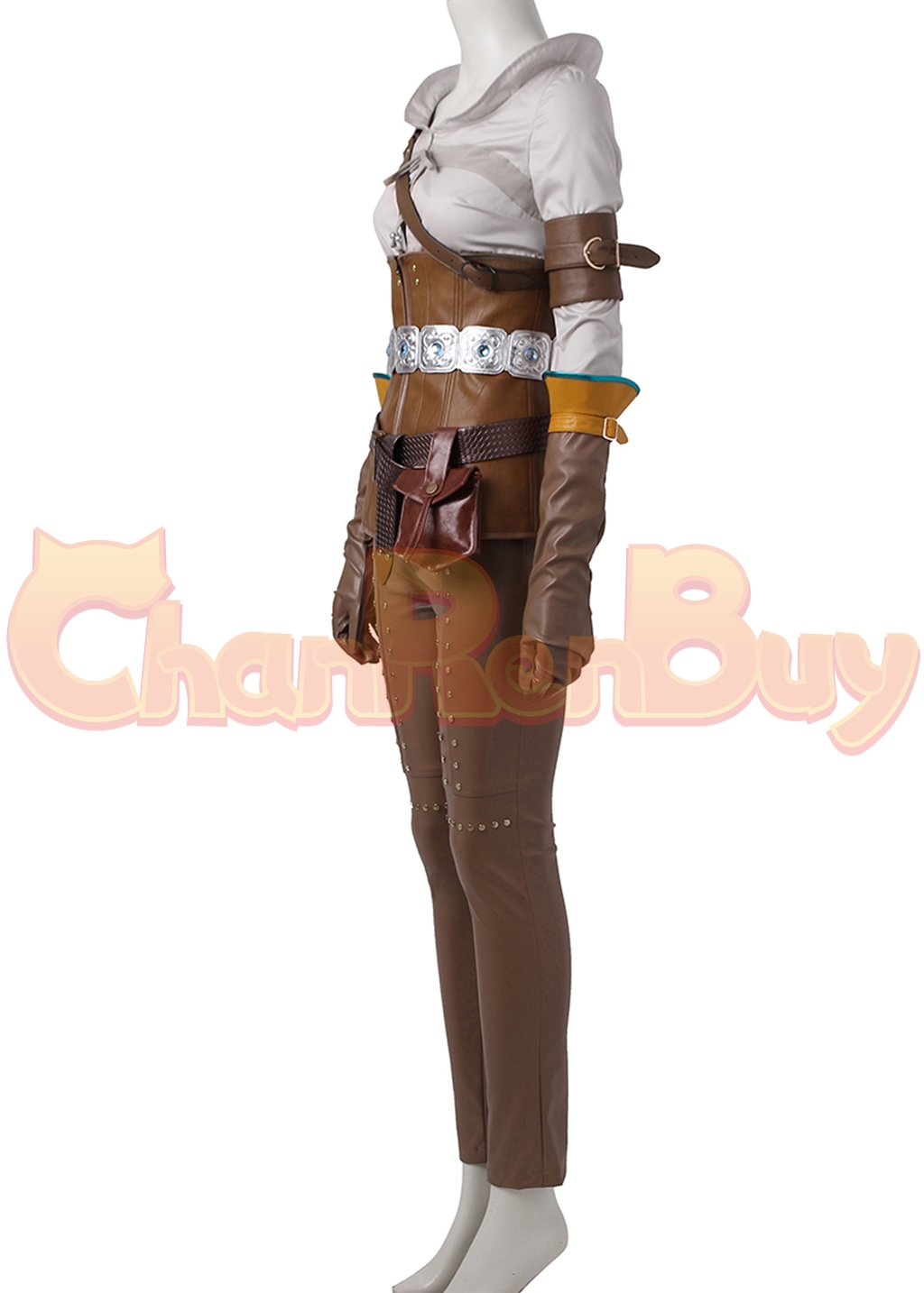 Cirilla Costume The Witcher 3 Wild Hunt Suit Cosplay