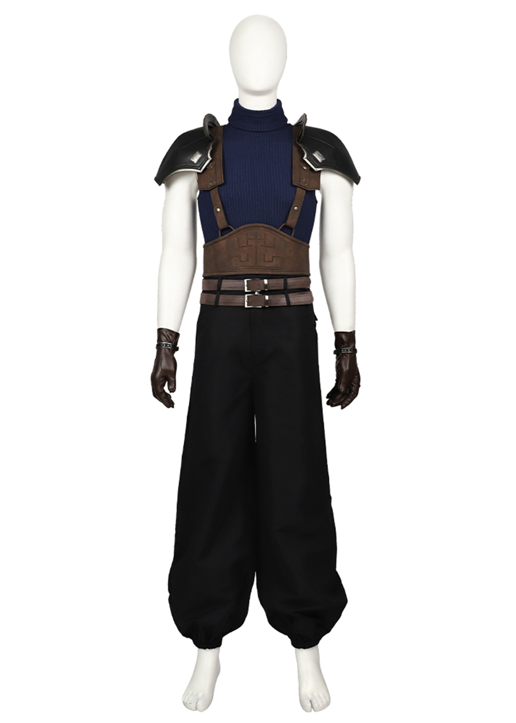 Final Fantasy VII Costume Zack Fair Suit Cosplay