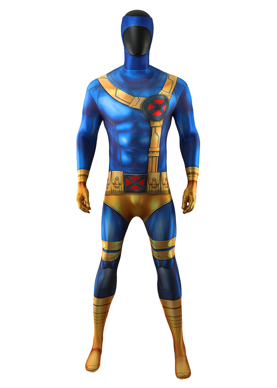 X-Men Costume Cyclops Bodysuit Cosplay for Adult Kids
