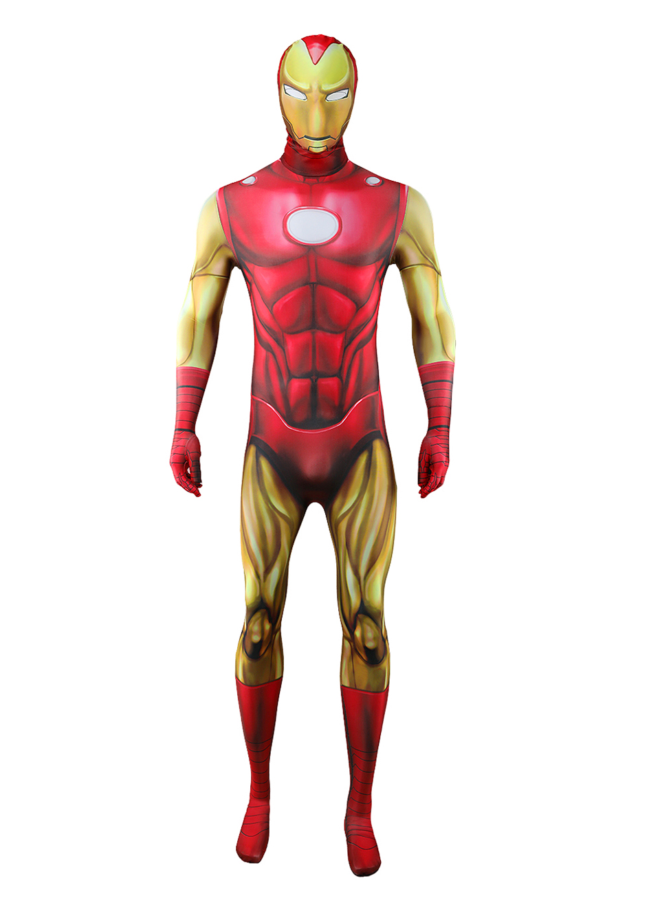 Iron Man Costume Bodysuit Cosplay for Adult Kids