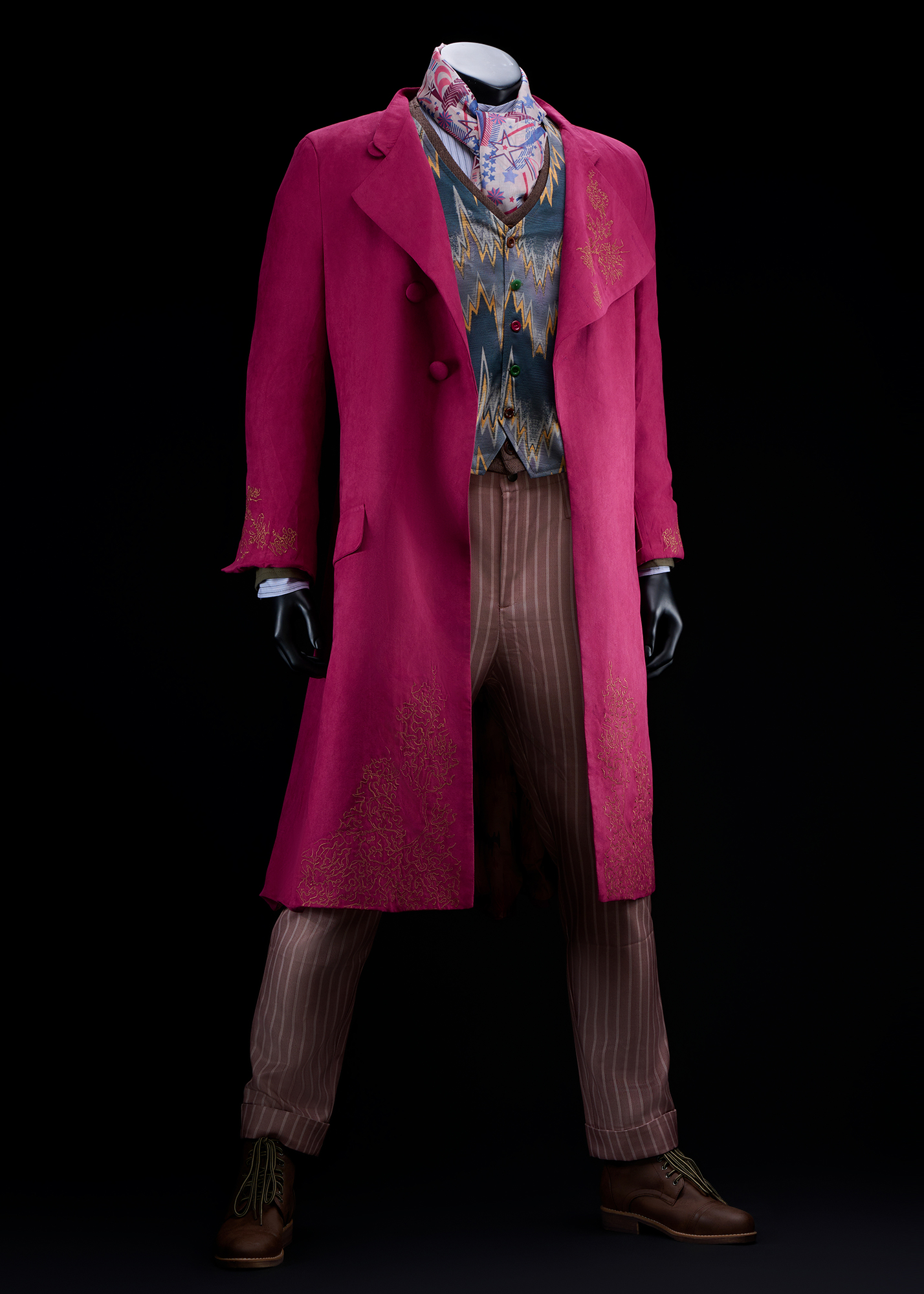 Willy Wonka Costume Wonka Suit Cosplay with Coat