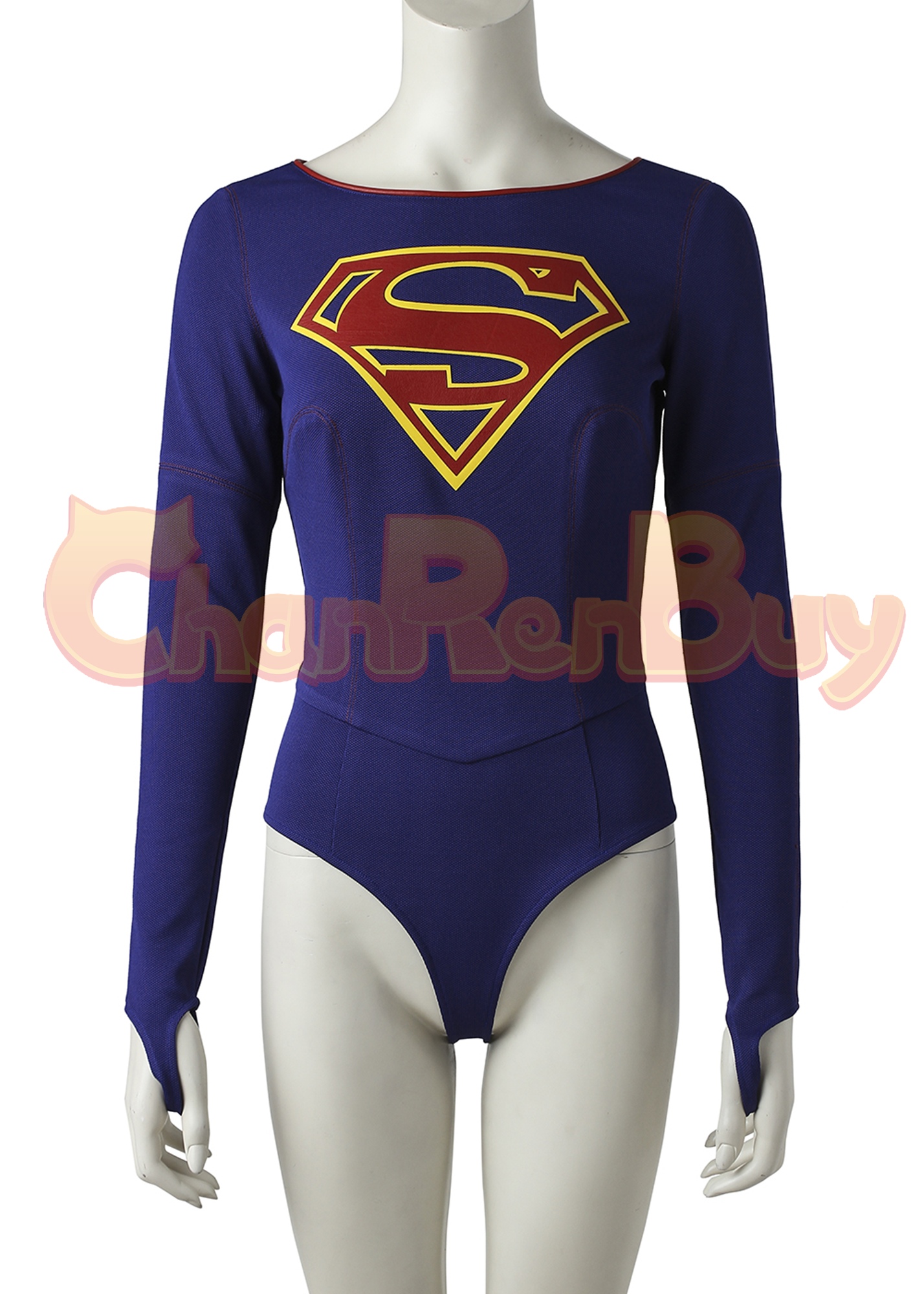 Superhero Costume Kara Zor-El Girl Cosplay Suit with Cloak