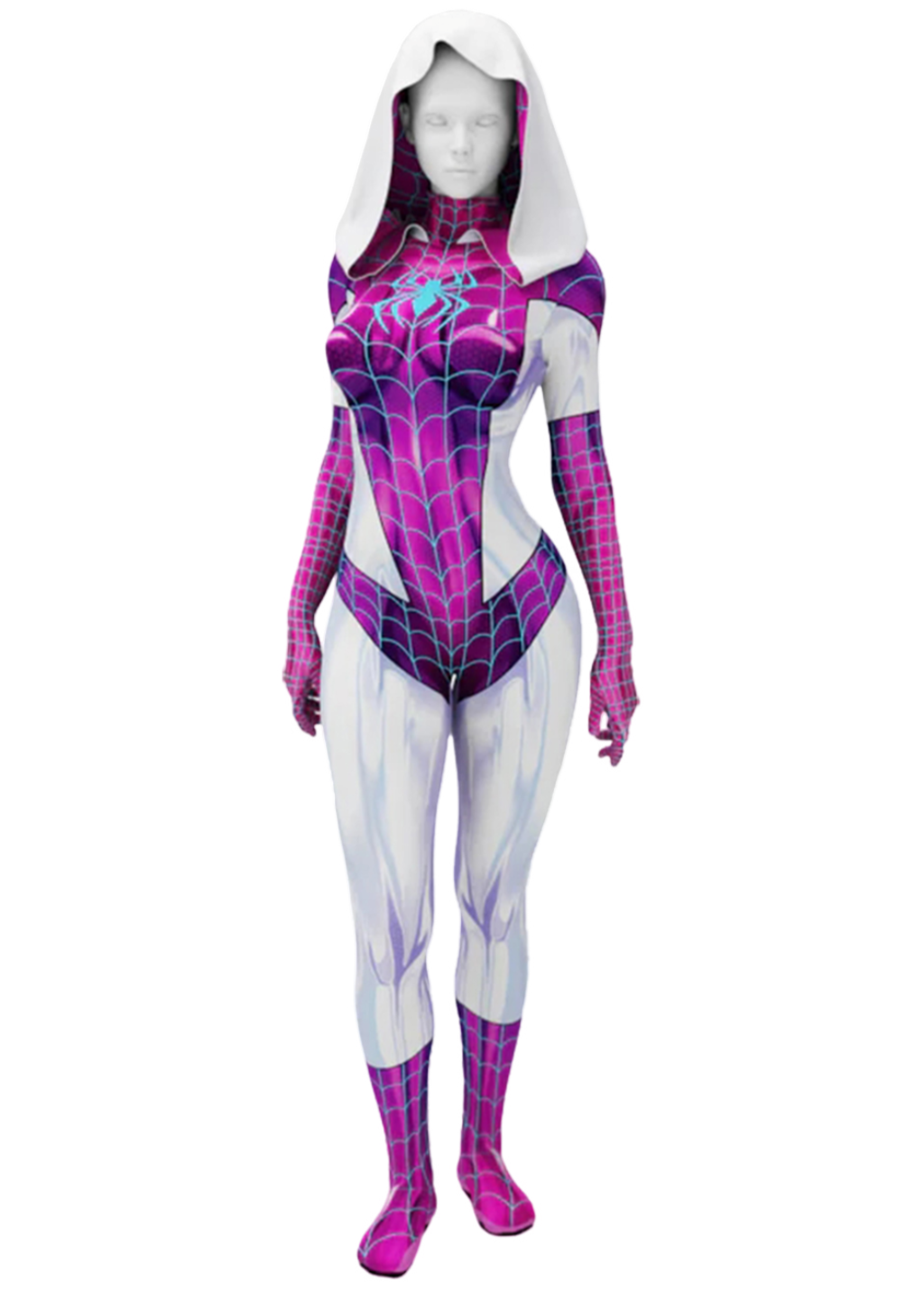 Venom Spider Man Costume Gwen Stacy Bodysuit Cosplay for Adult Kids